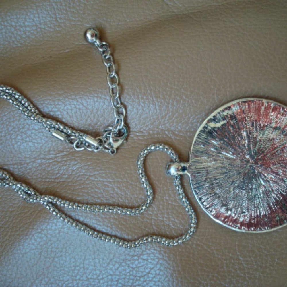 NEW HUGE TANZANITE CRYSTAL DROP PENDANT - Picture 3 of 6